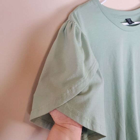 Shein Curve Light Green Shirt Size 2Xl - Picture 4 of 7